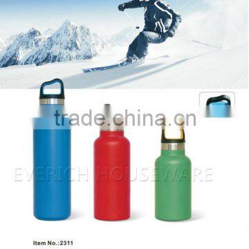 Vacuum-insulated stainless steel thermal bottle