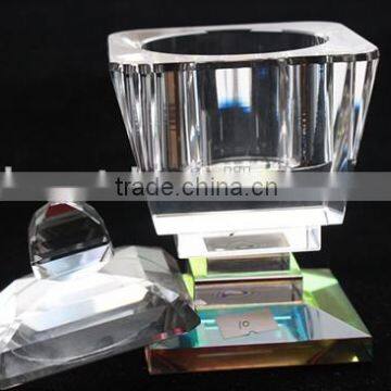 2014 New Products Crystal Sugar Bowl With Lid Table Decoration photo-3