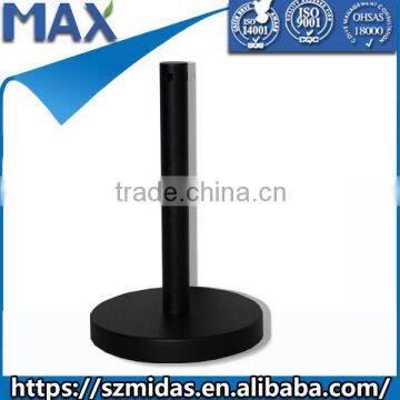 retractable belt barrieriron powder coated black crowd control equipment queue rope barrier