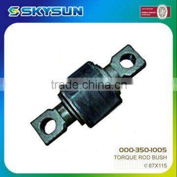 Chassis rubber rod bush for truck and trailer suspension system