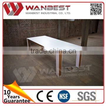 Faux Stone Modern Office Marble Table Design photo-2