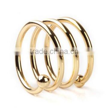 fashionable metal alloy napkin rings