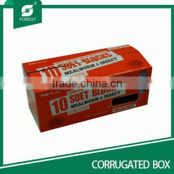 Corrugated box display box for birds insect warm