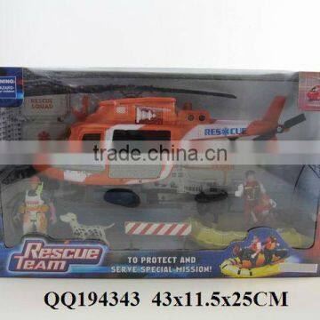 Rescue team set, funny set toy for kids, funny pretend toy