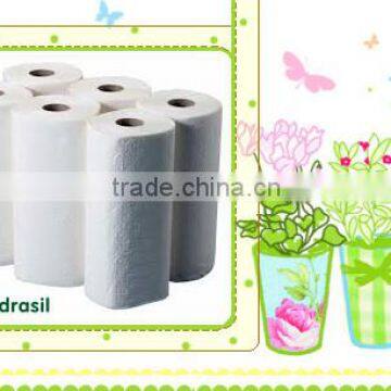 strong absorben cleaning recycled pulp best quality Kichen paper towel