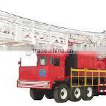 Hot Sale API Standard Truck-mounted Drilling Rig for Oil Well Usage