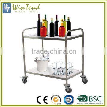 Fast Food Warmer Trolley for Hotel, 2 Tier Hospital Food Trolleys photo-6