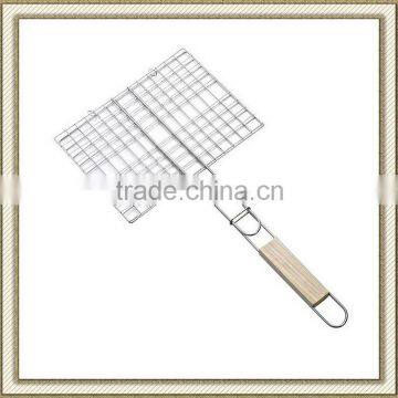 BBQ GRILL Mesh with wooden handle CL2C-CB12B