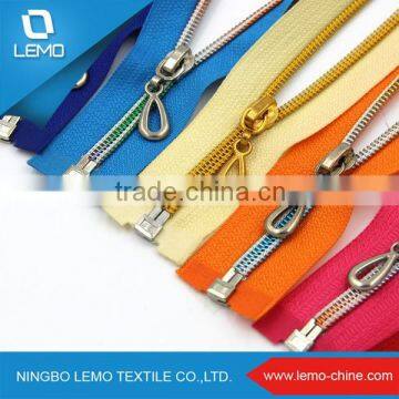 High Quality Colorful Rainbow Teeth Nylon Zipper