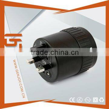ALL IN ONE ROTATABLE International 5v 12v Usb Travel Adaptor With 2 Usb Port