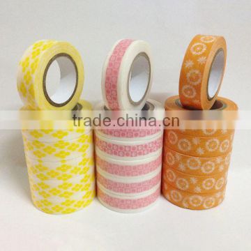 custom printed washi japanese paper tape for decoration and gift                        
                                                                                Supplier's Choice