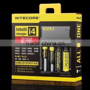 China alibaba express Nitecore I4 I2 Intellicharge Smart Battery Charger(EU/US plug)