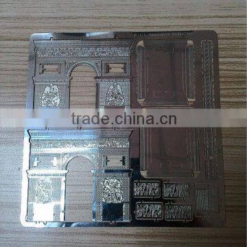 factory price photo chemical etching stainless steel craft