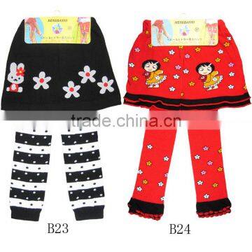 2015 hot Baby skirt pants, tights with skirt, knitted pants