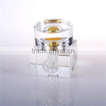 Unique style crystal square perfume bottle