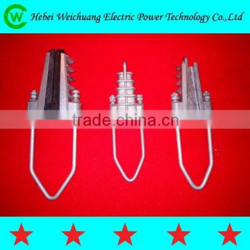 High tension wedge type cable wire clamp anchor clamp