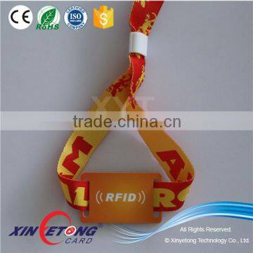 ISO14443A NTAG213 NFC Fabric Wristband for Event