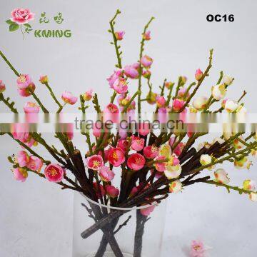 2016 new real tuoch artificial peach blossom tree