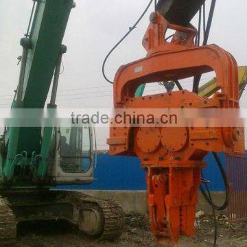 Excavator sheet piling hammer, Vibro hammer