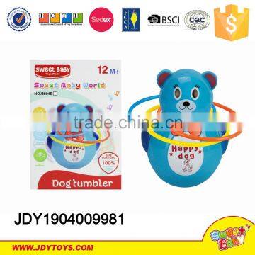 Newest funny toys frog plastic tumbler for kids Plastic Baby Toys