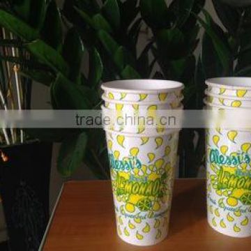 Wholesale custom logo printed Disposable Paper Cup Hot Paper Coffee Cups With Lid Bulk by from China