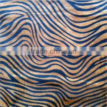 2014 newest design PU leather with zebra wall decoration usage