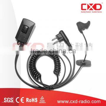 2.5mm Jack Earphone with Earbone Vibration Mic for Motorola Two Way Radio