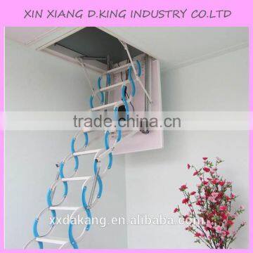 High quality automatic electric attic ladder,folding aluminum stairs