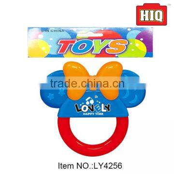 Customized design educational play plastic toy rings funny baby toys