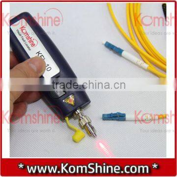 Optical fiber Visual Fault Locator 20km KomShine KFL-10-LC localizador de fallo equal to JDSU FFL-100 VFL