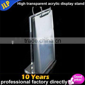 Customized top quality acrylic desktop calendar holder