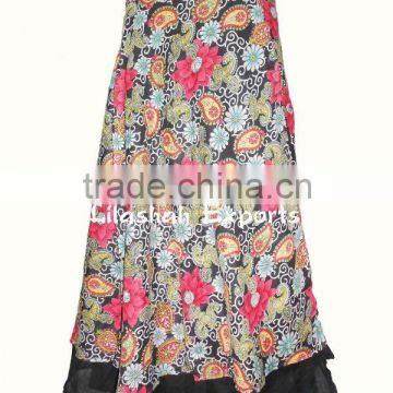 VP2111 cotton skirt Magic Wrap Skirts Indian cotton summer tube skirt magic skirts pushkar magic