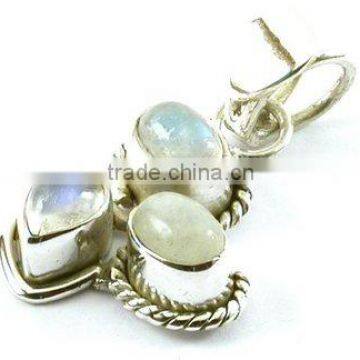 925 Silver With Semiprecious Stones Necklace