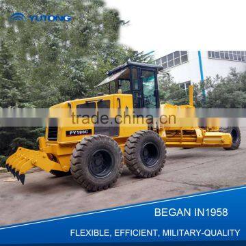 China Military Quality Of Small Motor Grader For Sale With 6BT5.9 Engine