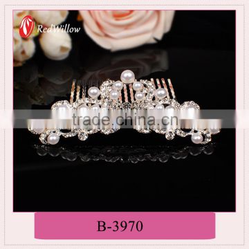 Top sale cheapest Flower fancy wedding hair combs