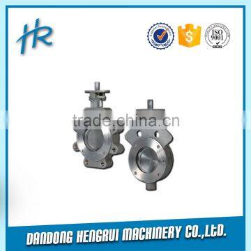 Shut-off butterfly valve / mechanical / double-offset / high-performance