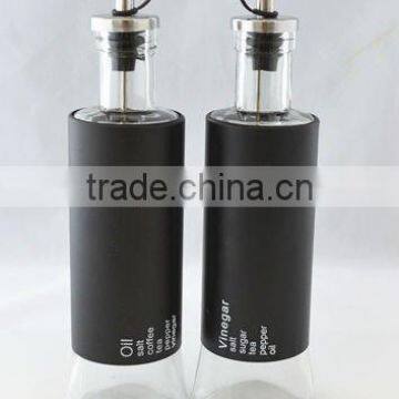 2PC GLASS O/V BOTTLE/JAR