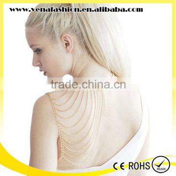 Women Shoulder Necklace Chain, Shoulder Chain Jewelry photo-2