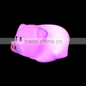 Small battery operated led pig night for family decoration led lamp