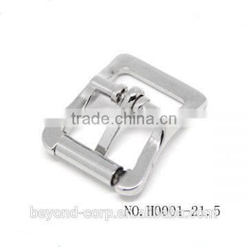 Good Quality Handbag Buckle With Roller Shiny Chrome Finish Roller Buckle Tri-flide Buckle With Roller photo-2