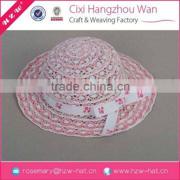 China Wholesale Custom ladies lace fedora hat