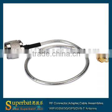 N male to SMA female pigtail cable rg402 coaxial cable 50cm cable assembly