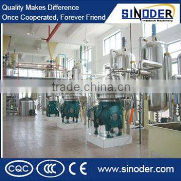 Good quality sunflower,rapeseed,cotton,soybean oil refinery/ rice bran oil refinery machine for hot sale