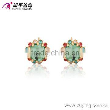 Guangdong Xuping fashion jewelry 2016 new arrival hot sale earring stubs with CZ