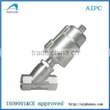 Pneumatic control Angle seat valve (completely Stainless steel)