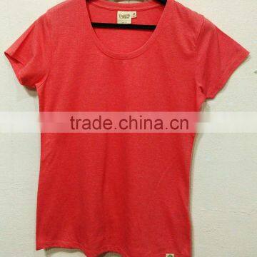 "100% ORGANIC COTTON SCOPPS NECK T-SHIRT"