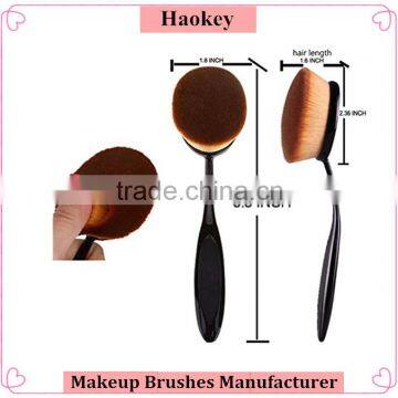2016 NEW Stylish Oval Toothbrush Shaped Makeup Brush Sets Eyebrow Foundation Brush Face Eyeliner Lip Oval Cream Puff Brushes