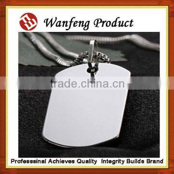 Promotional High quality wholesale stainless steel military blank custom dog tags export metal pets tags