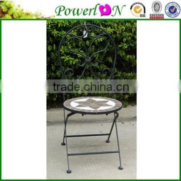 Interesting Antique Iron Folding Garden Furniture