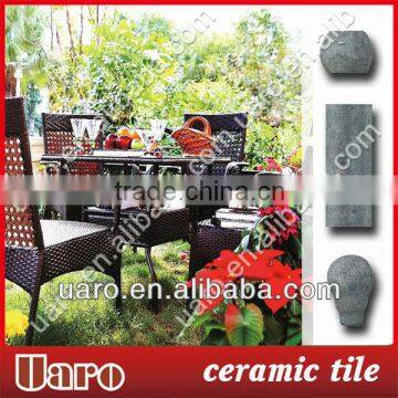 Glaze antique rustic archaized outdoor non-slip porcelain floor tiles